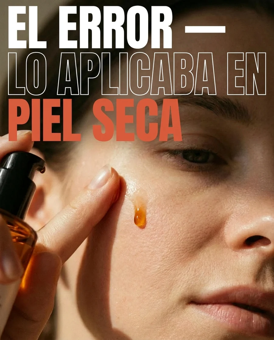 Slide: aplicación del sérum